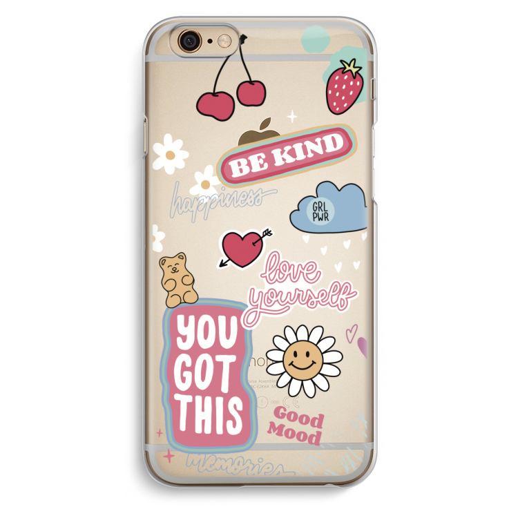 Positivity: iPhone 6 / 6S Transparant Hoesje