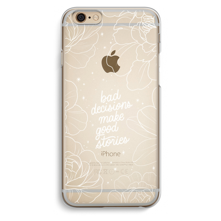 Good stories: iPhone 6 / 6S Transparant Hoesje