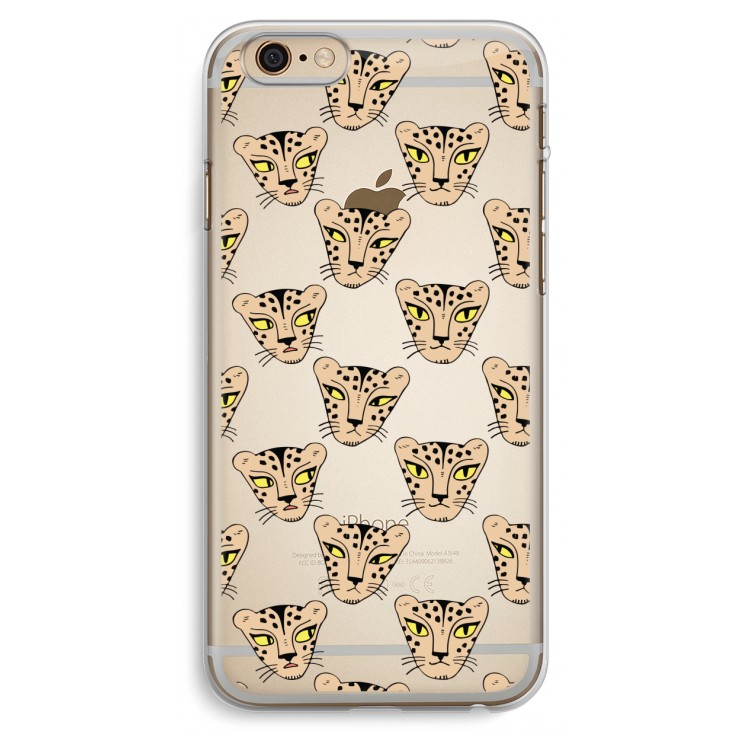 Tijger: iPhone 6 Plus / 6S Plus Transparant Hoesje