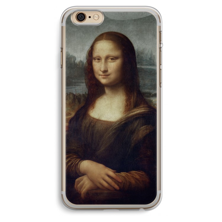Mona Lisa: iPhone 6 Plus / 6S Plus Transparant Hoesje