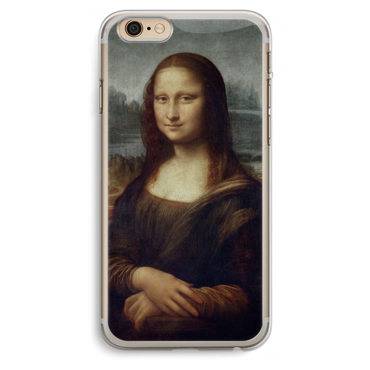 Mona Lisa: iPhone 6 Plus / 6S Plus Transparant Hoesje