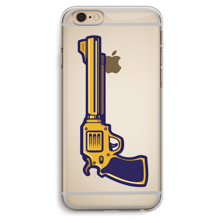 Pew Pew Pew: iPhone 6 Plus / 6S Plus Transparant Hoesje