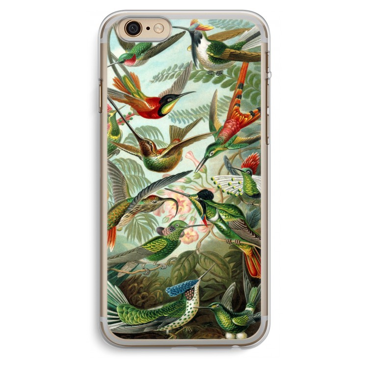 Haeckel Trochilidae: iPhone 6 Plus / 6S Plus Transparant Hoesje