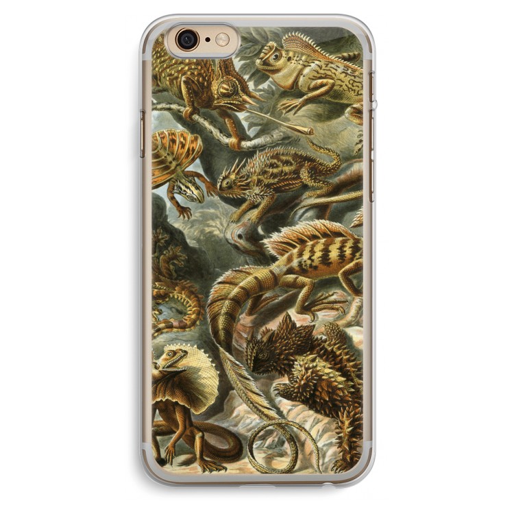Haeckel Lacertilia: iPhone 6 Plus / 6S Plus Transparant Hoesje