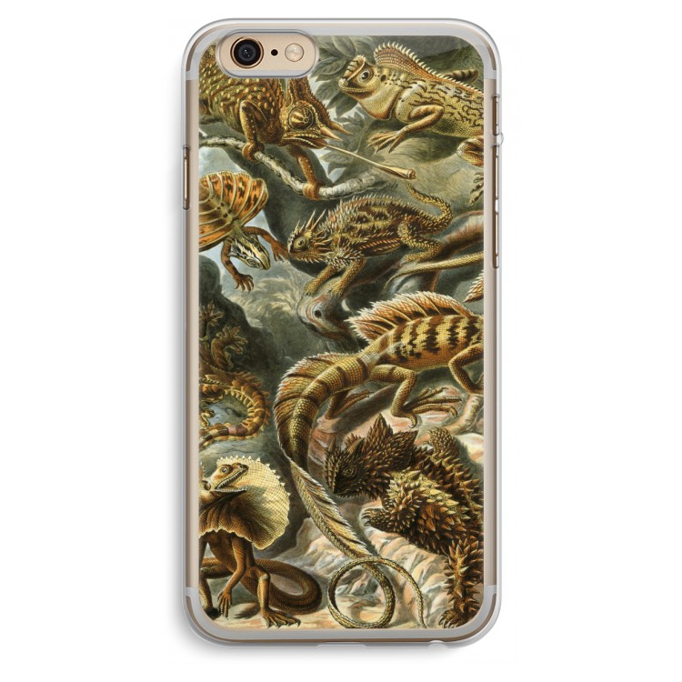 Haeckel Lacertilia: iPhone 6 Plus / 6S Plus Transparant Hoesje