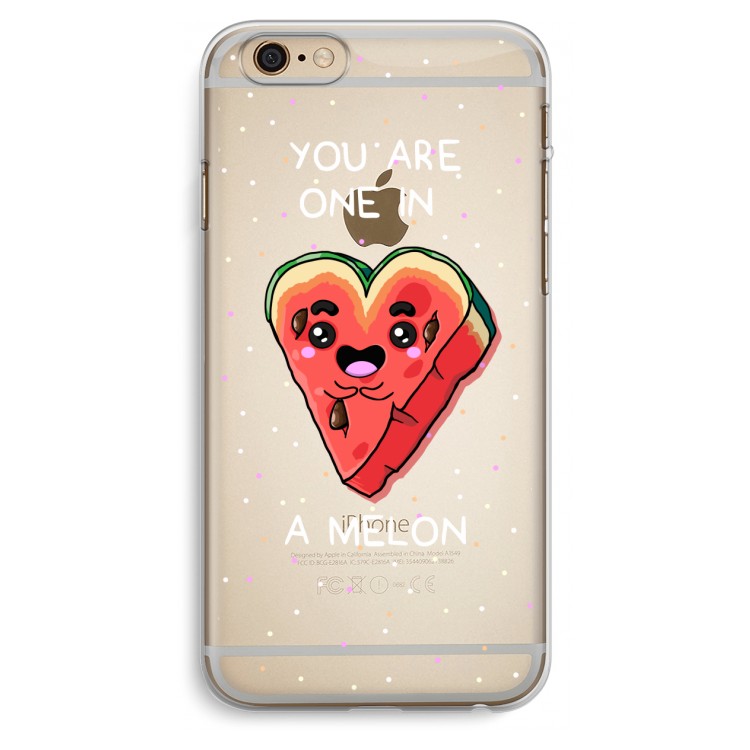 One In A Melon: iPhone 6 Plus / 6S Plus Transparant Hoesje