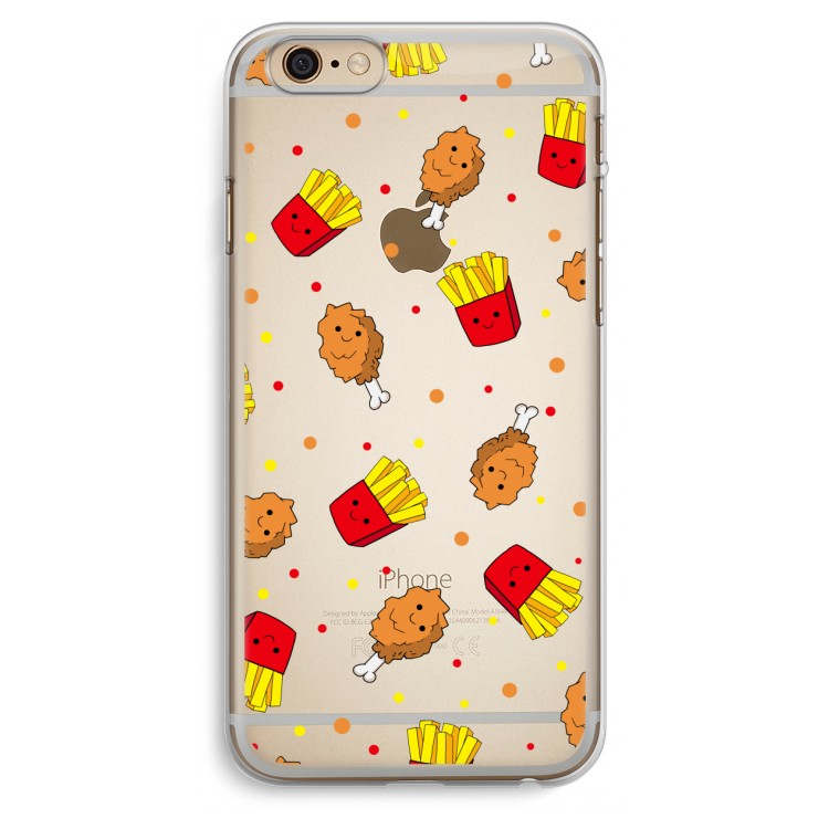 Chicken 'n Fries: iPhone 6 Plus / 6S Plus Transparant Hoesje