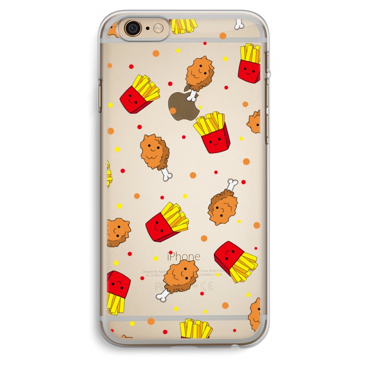 Chicken 'n Fries: iPhone 6 Plus / 6S Plus Transparant Hoesje
