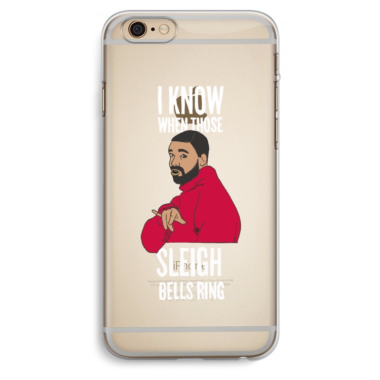 Sleigh Bells Ring: iPhone 6 Plus / 6S Plus Transparant Hoesje