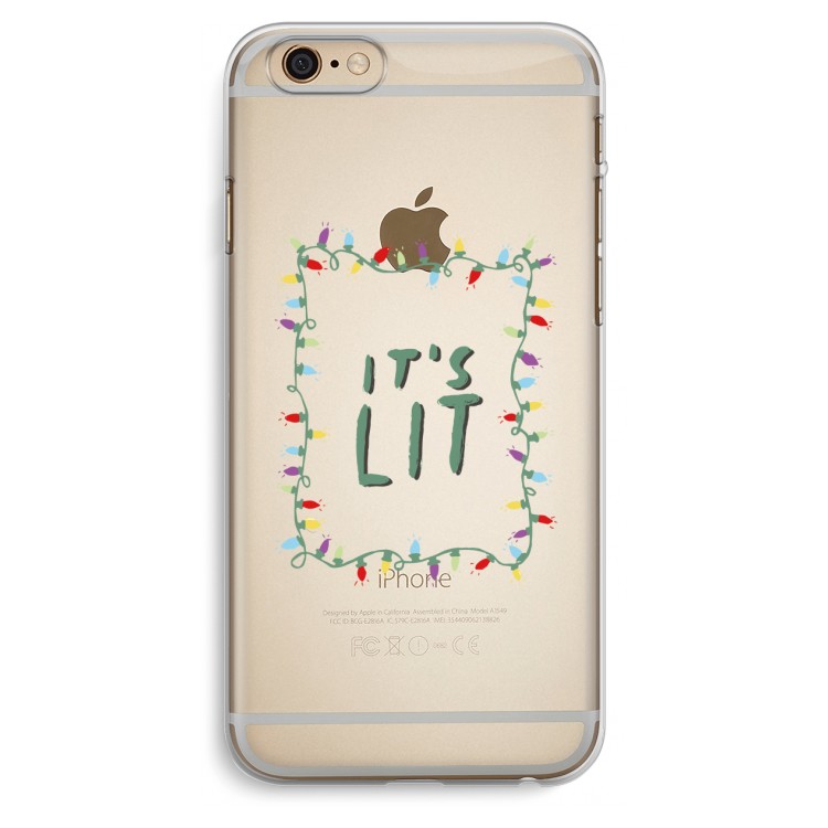 It's Lit: iPhone 6 Plus / 6S Plus Transparant Hoesje