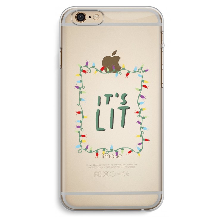 It's Lit: iPhone 6 Plus / 6S Plus Transparant Hoesje