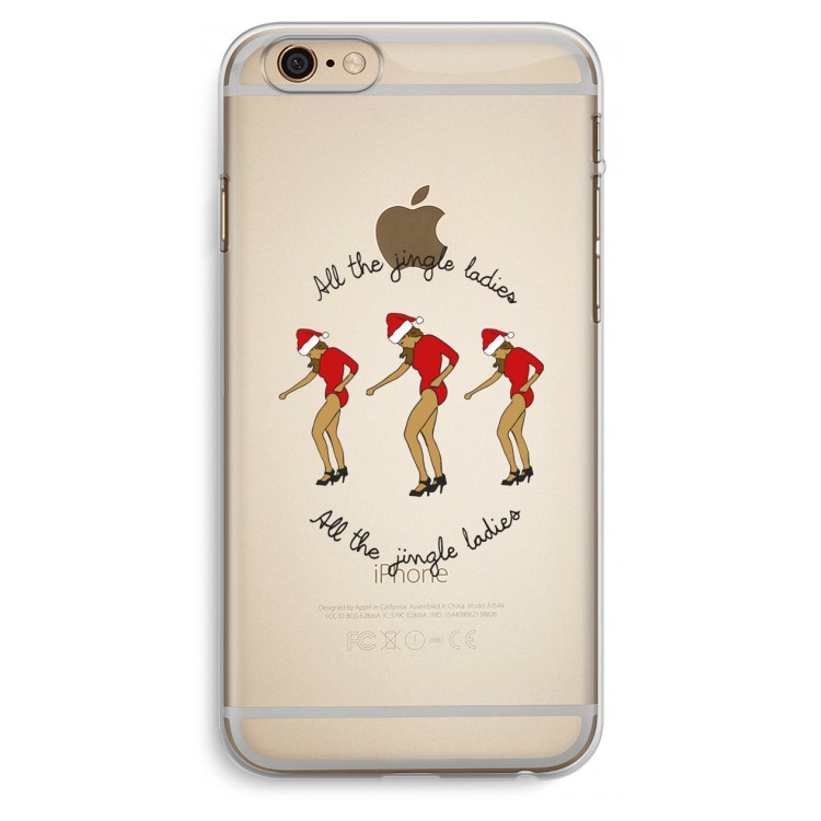 Jingle Ladies: iPhone 6 Plus / 6S Plus Transparant Hoesje