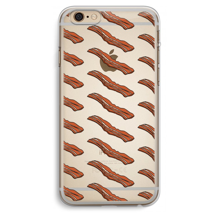 Bacon to my eggs #2: iPhone 6 Plus / 6S Plus Transparant Hoesje