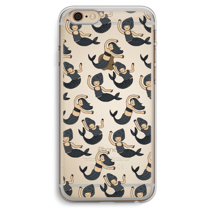 Zeemeermin: iPhone 6 Plus / 6S Plus Transparant Hoesje
