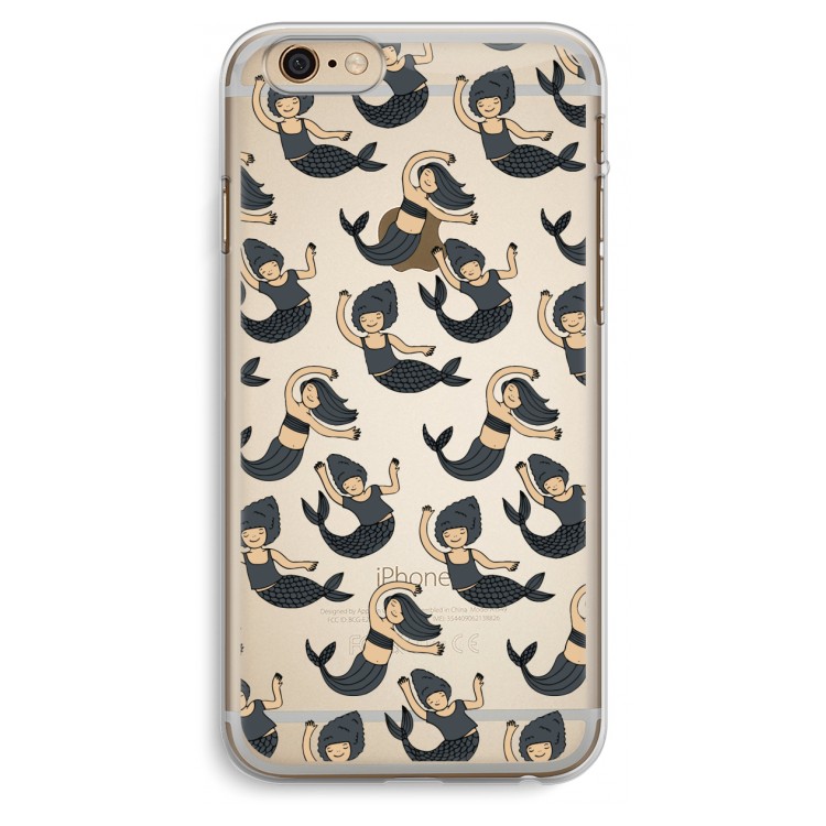 Zeemeermin: iPhone 6 Plus / 6S Plus Transparant Hoesje