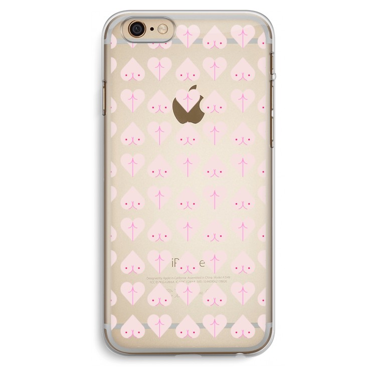 Ass 'n Titties: iPhone 6 Plus / 6S Plus Transparant Hoesje