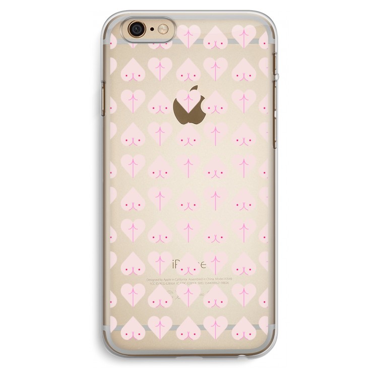 Ass 'n Titties: iPhone 6 Plus / 6S Plus Transparant Hoesje