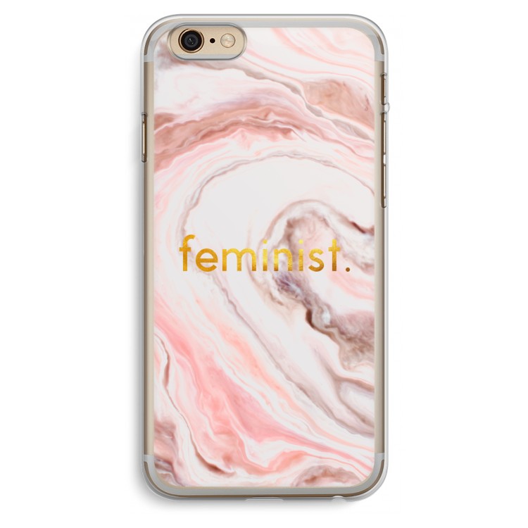 Feminist: iPhone 6 Plus / 6S Plus Transparant Hoesje