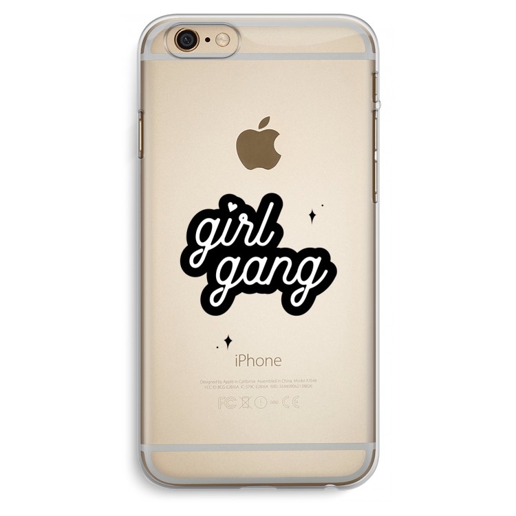 Girl Gang: iPhone 6 Plus / 6S Plus Transparant Hoesje