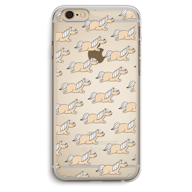 Ponys: iPhone 6 Plus / 6S Plus Transparant Hoesje
