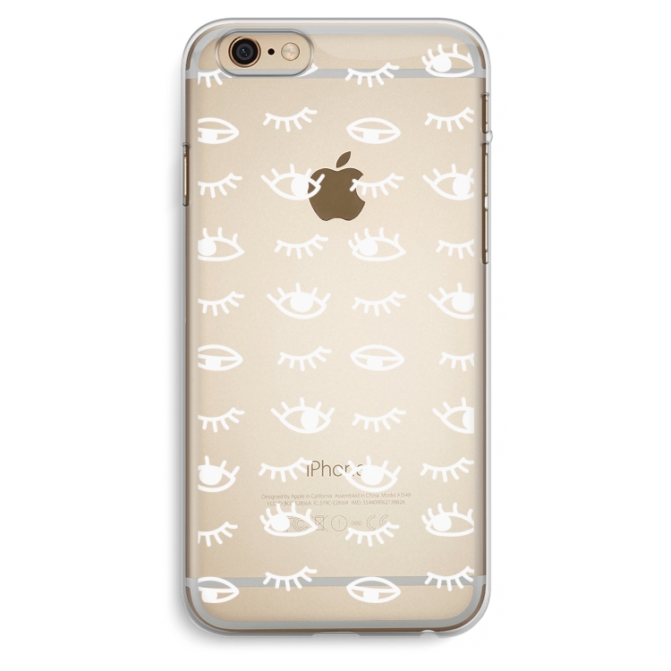 Eye pattern #3: iPhone 6 Plus / 6S Plus Transparant Hoesje