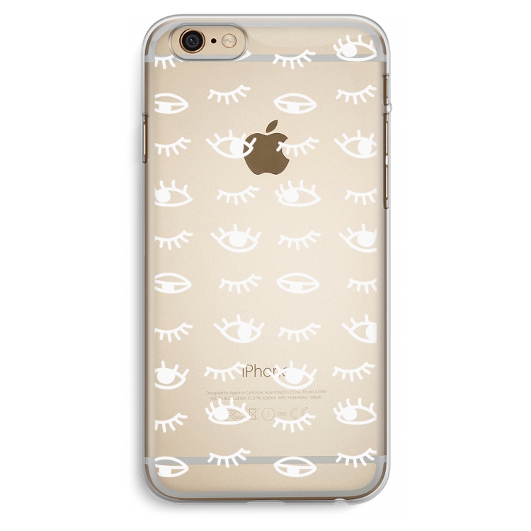 Eye pattern #3: iPhone 6 Plus / 6S Plus Transparant Hoesje