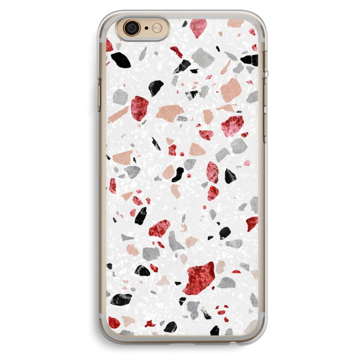 Terrazzo N°12: iPhone 6 Plus / 6S Plus Transparant Hoesje