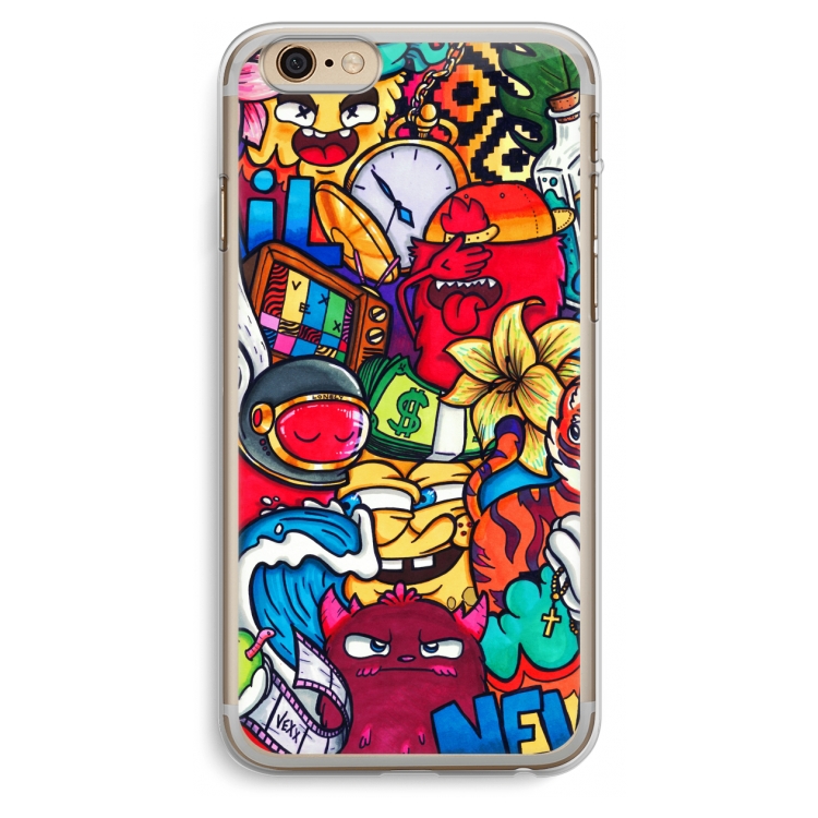 No Rules: iPhone 6 Plus / 6S Plus Transparant Hoesje
