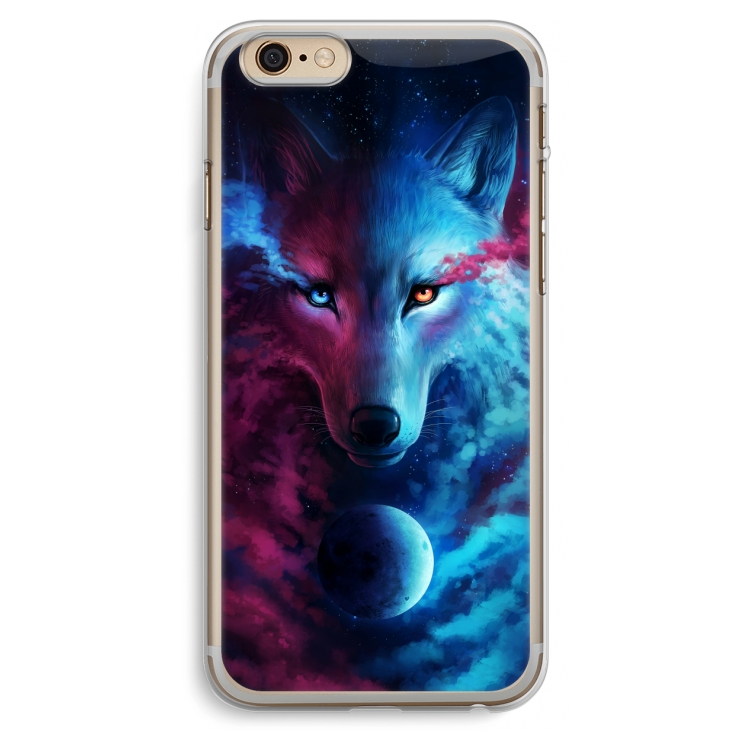 Where Light And Dark Meet: iPhone 6 Plus / 6S Plus Transparant Hoesje