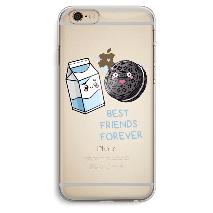 Best Friend Forever: iPhone 6 Plus / 6S Plus Transparant Hoesje