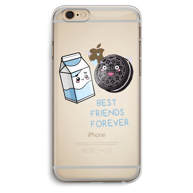 Best Friend Forever: iPhone 6 Plus / 6S Plus Transparant Hoesje