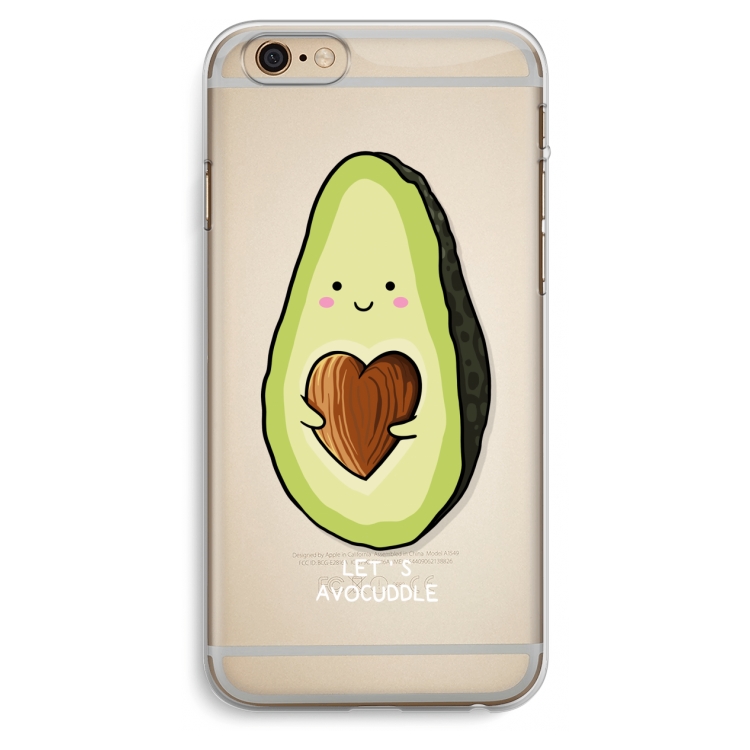 Avocuddle: iPhone 6 Plus / 6S Plus Transparant Hoesje