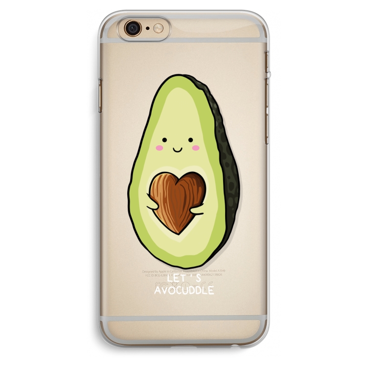 Avocuddle: iPhone 6 Plus / 6S Plus Transparant Hoesje