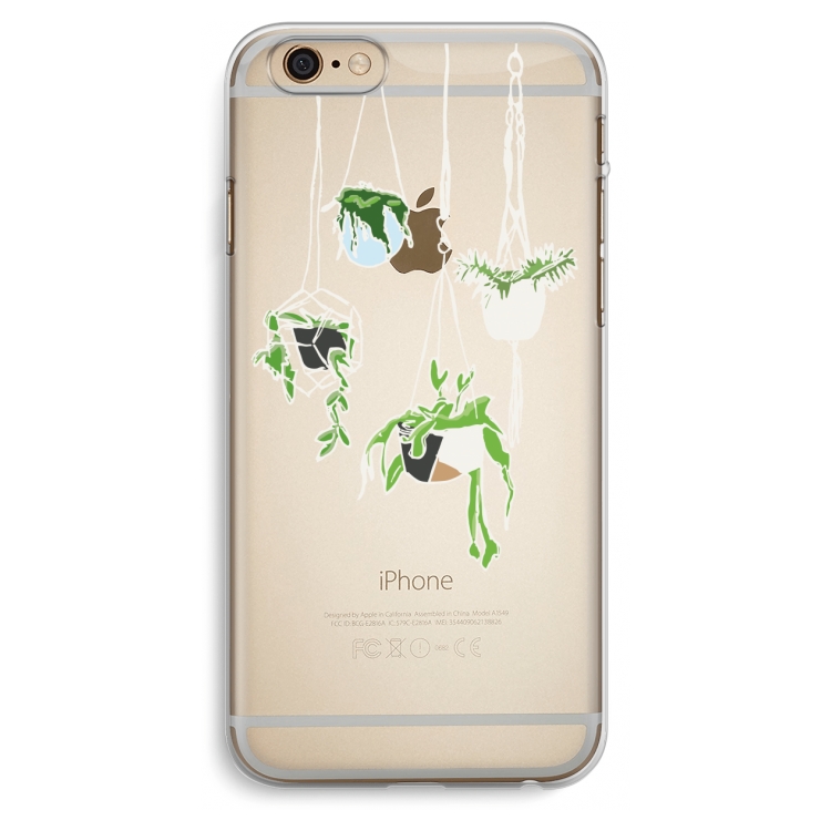 Hang In There: iPhone 6 Plus / 6S Plus Transparant Hoesje