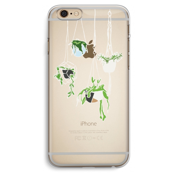 Hang In There: iPhone 6 Plus / 6S Plus Transparant Hoesje