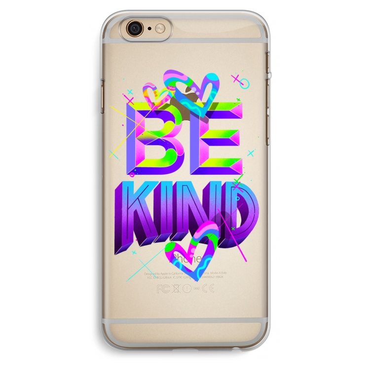 Be Kind: iPhone 6 Plus / 6S Plus Transparant Hoesje