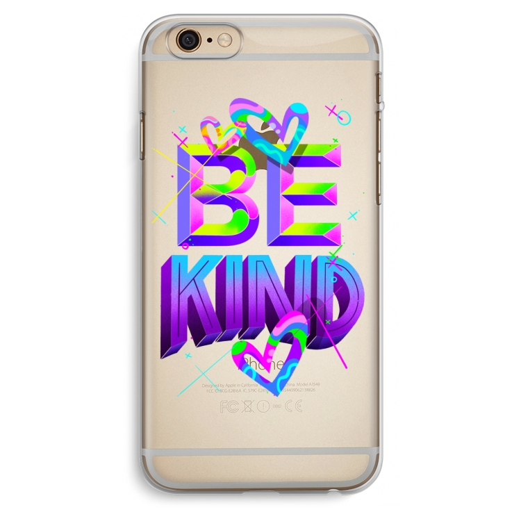 Be Kind: iPhone 6 Plus / 6S Plus Transparant Hoesje