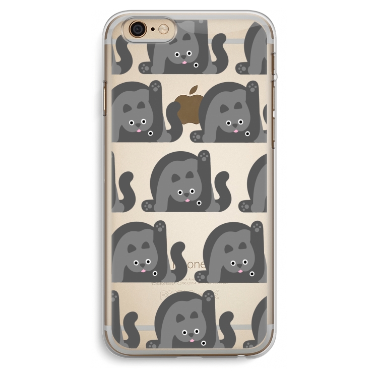 Cats: iPhone 6 Plus / 6S Plus Transparant Hoesje