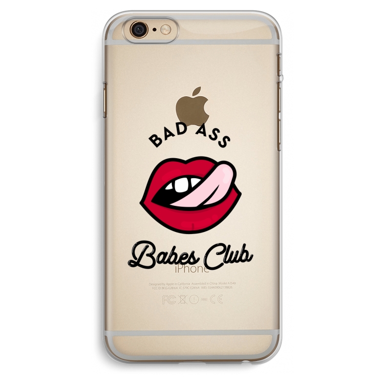 Badass Babes Club: iPhone 6 Plus / 6S Plus Transparant Hoesje