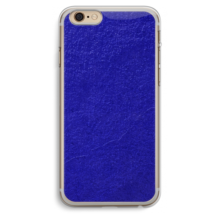 Majorelle Blue: iPhone 6 Plus / 6S Plus Transparant Hoesje
