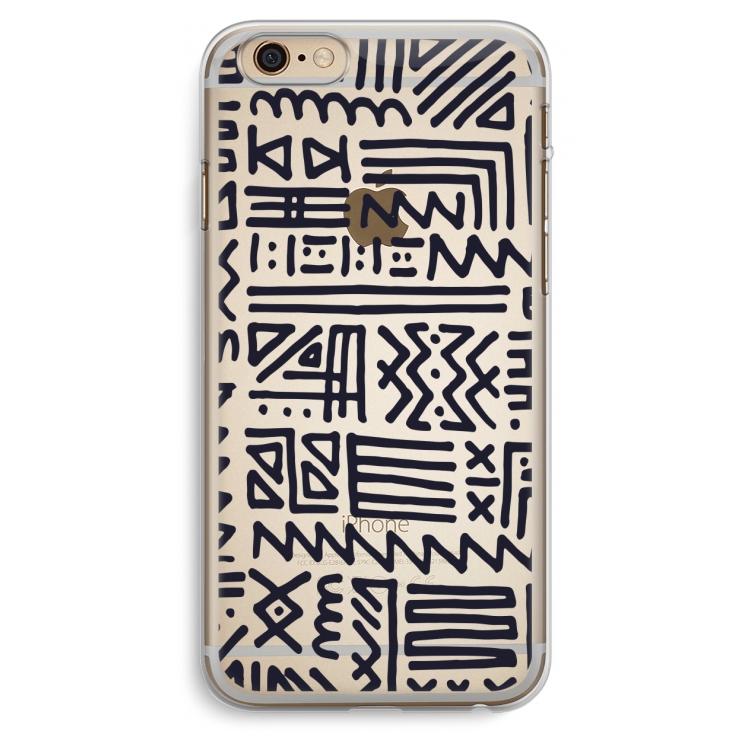 Marrakech print: iPhone 6 Plus / 6S Plus Transparant Hoesje