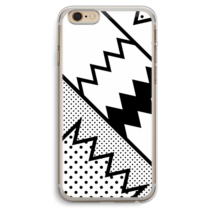 Pop Art #5: iPhone 6 Plus / 6S Plus Transparant Hoesje