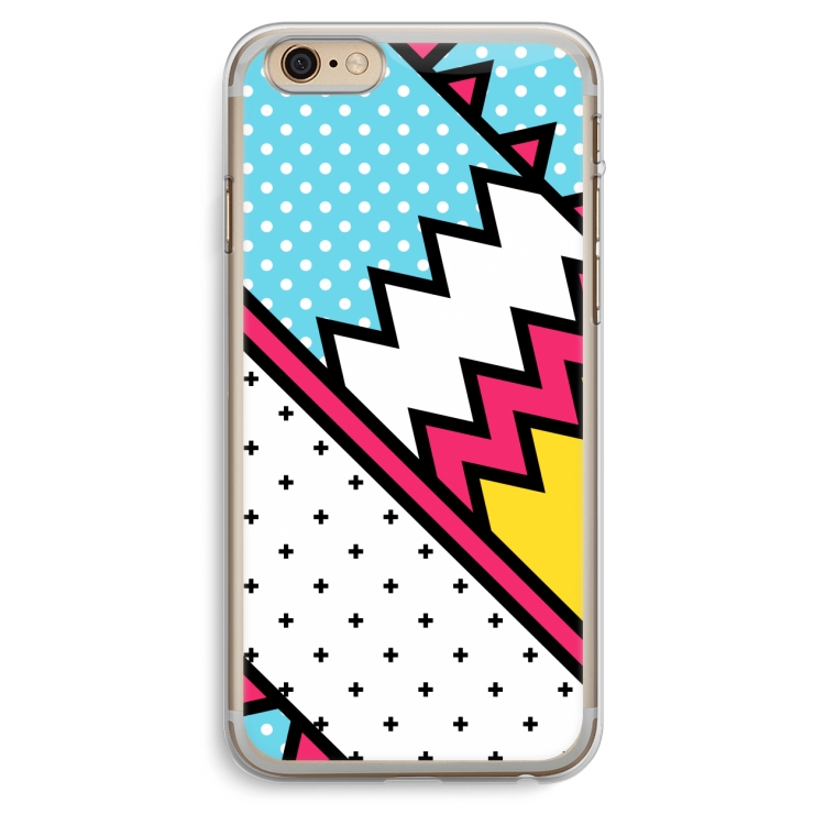 Pop Art #2: iPhone 6 Plus / 6S Plus Transparant Hoesje
