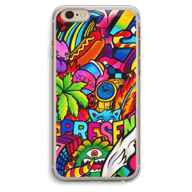 Represent: iPhone 6 Plus / 6S Plus Transparant Hoesje