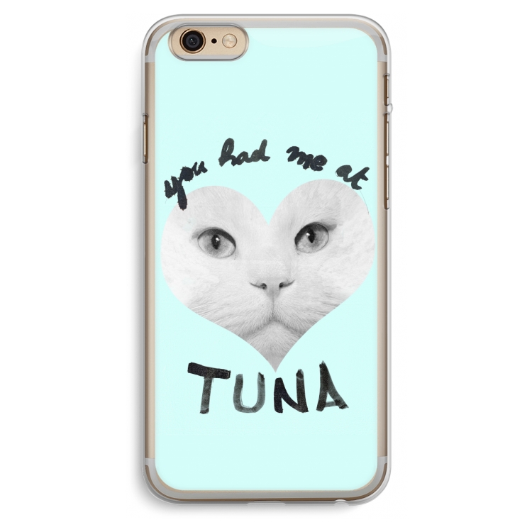 You had me at tuna: iPhone 6 Plus / 6S Plus Transparant Hoesje