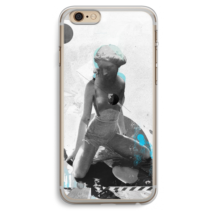 I will not feel a thing: iPhone 6 Plus / 6S Plus Transparant Hoesje