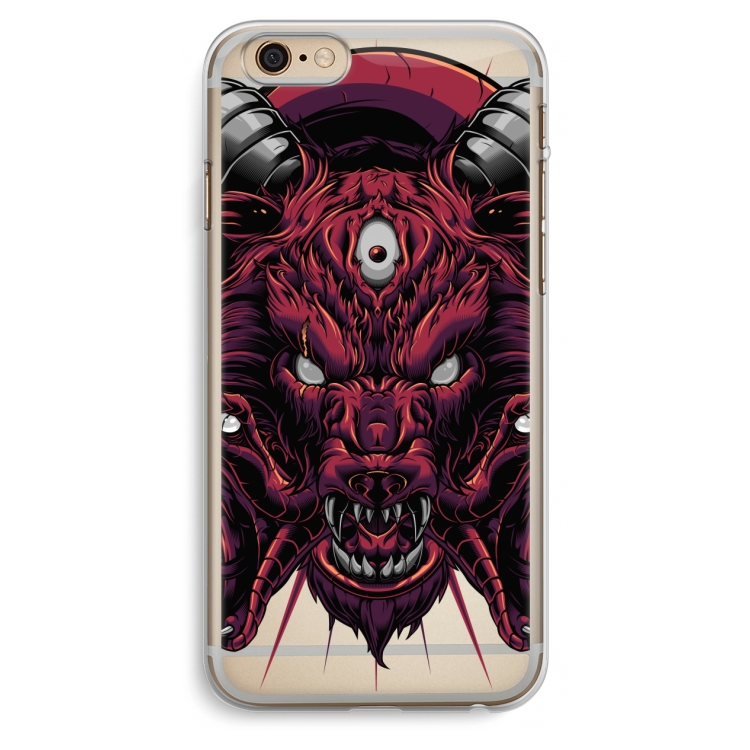 Hell Hound and Serpents: iPhone 6 Plus / 6S Plus Transparant Hoesje