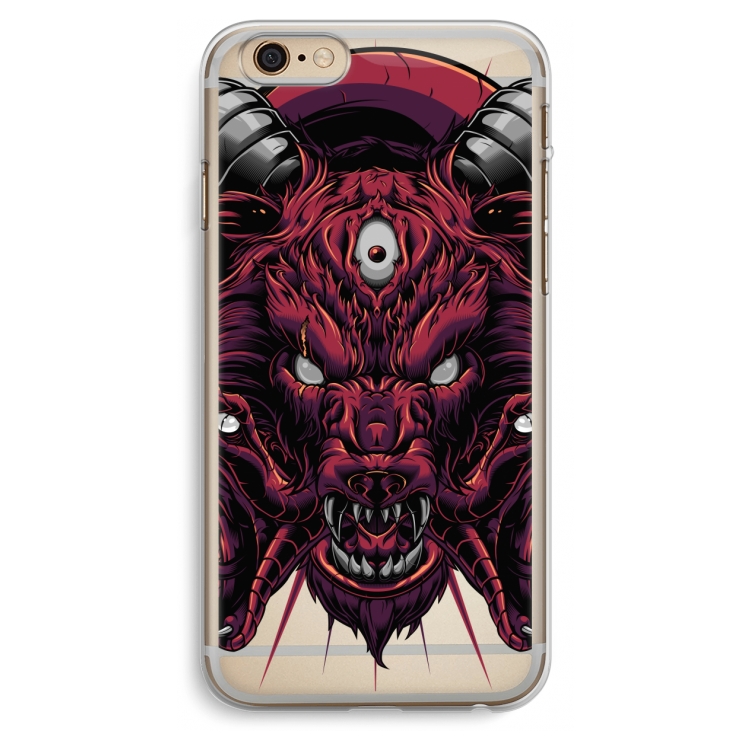 Hell Hound and Serpents: iPhone 6 Plus / 6S Plus Transparant Hoesje