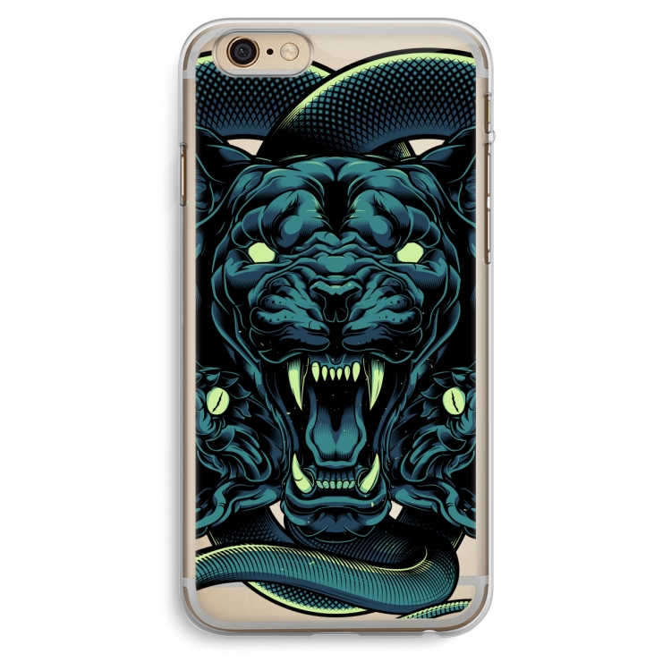 Cougar and Vipers: iPhone 6 Plus / 6S Plus Transparant Hoesje