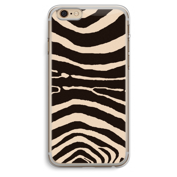 Arizona Zebra: iPhone 6 Plus / 6S Plus Transparant Hoesje